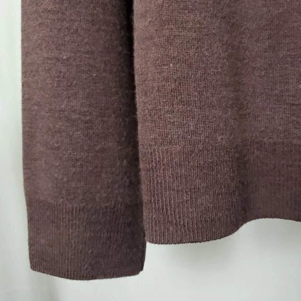 Men's 7 For All Mankind 100% Wool Distressed/Burnout Effect Fine Knit Sweater S
